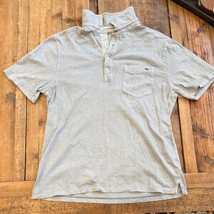 Vineyard Vines Light Gray Polo Shirt